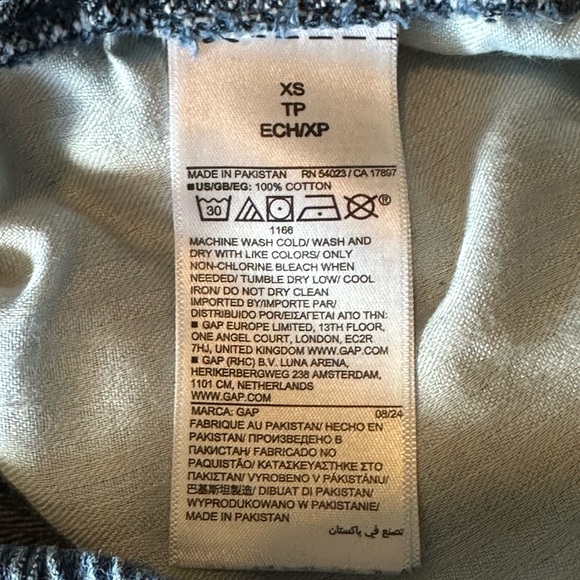 GAP Denim Barrel Jeans - Size XS - Picture 6 of 6